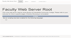 Desktop Screenshot of faculty.chemeketa.edu