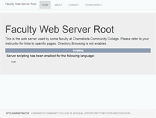 Tablet Screenshot of faculty.chemeketa.edu